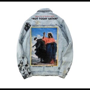 Native Supply Distressed Denim Jacket